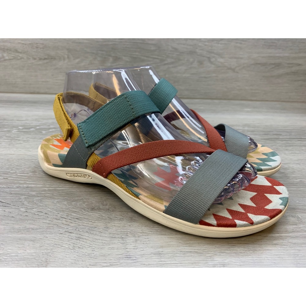 Merrell District Mendi Trail Sandals Women's 8 Multi Color Comfort Shoes